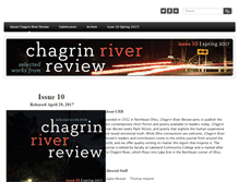 Tablet Screenshot of chagrinriverreview.com